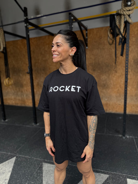 Camiseta Oversized Preta - RocketLabz