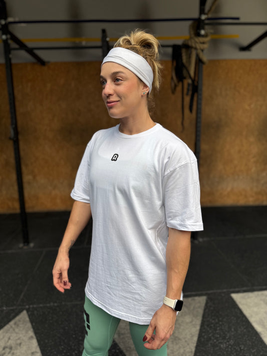 Camiseta Oversized Branca - RoketLabz