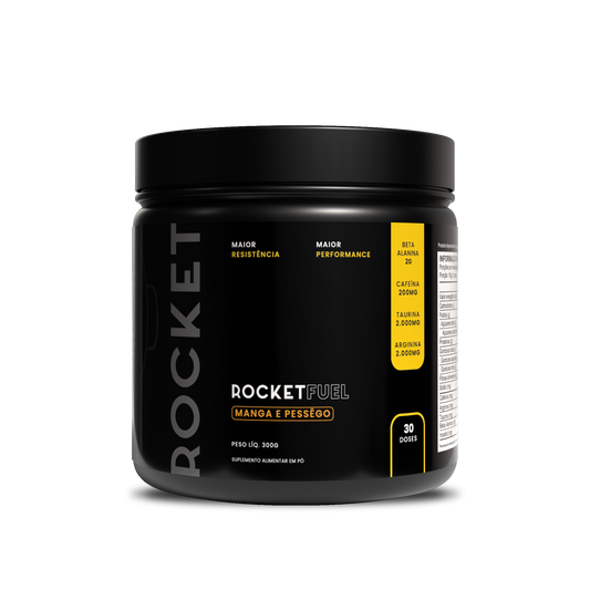 Pré-Treino Rocket Fuel 300g - Manga com Pêssego